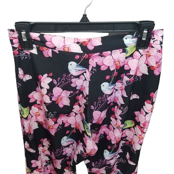 Latiste Womens Size S Multicolor Floral Ankle Pants - Picture 5 of 9